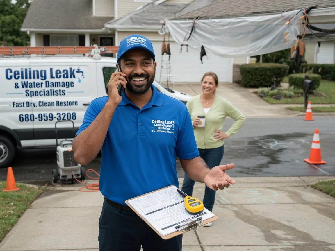 Ceiling Leak Cleanup Burrillville, RI FAQs